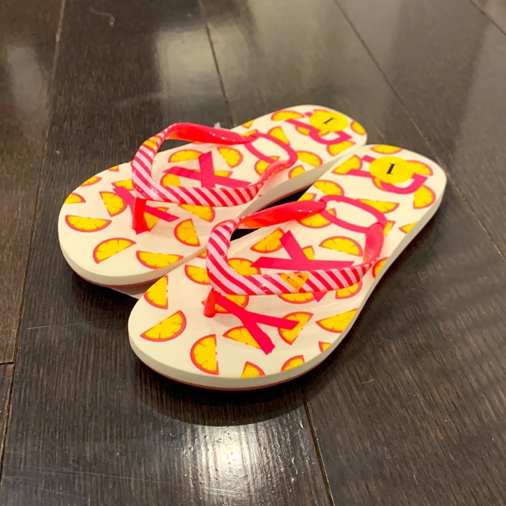 Roxy Flipflops with citrus fruits designs